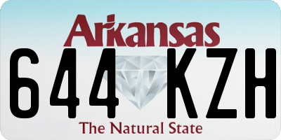 AR license plate 644KZH