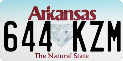 AR license plate 644KZM