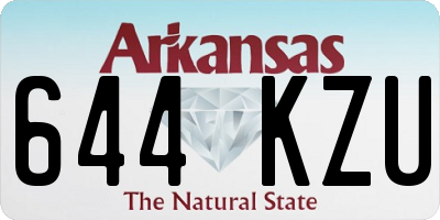 AR license plate 644KZU