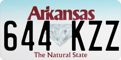 AR license plate 644KZZ