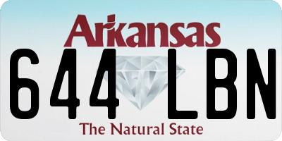 AR license plate 644LBN