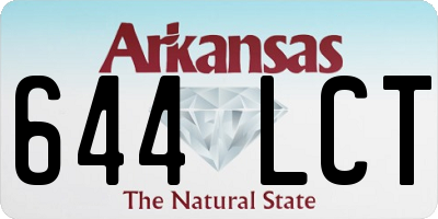AR license plate 644LCT