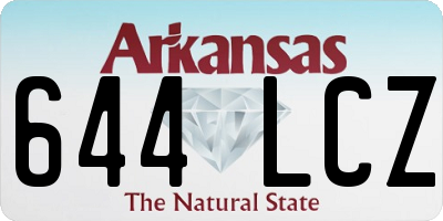 AR license plate 644LCZ