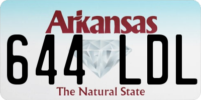 AR license plate 644LDL