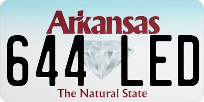 AR license plate 644LED