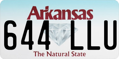 AR license plate 644LLU