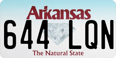 AR license plate 644LQN