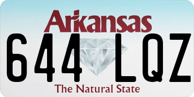 AR license plate 644LQZ