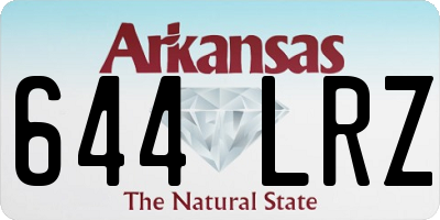 AR license plate 644LRZ