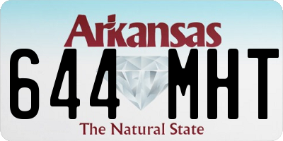 AR license plate 644MHT