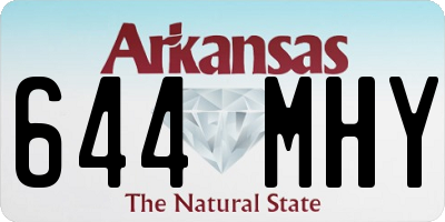 AR license plate 644MHY