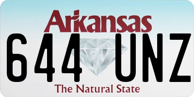 AR license plate 644UNZ
