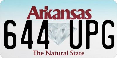 AR license plate 644UPG