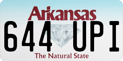 AR license plate 644UPI