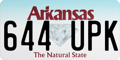 AR license plate 644UPK