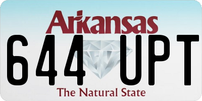 AR license plate 644UPT