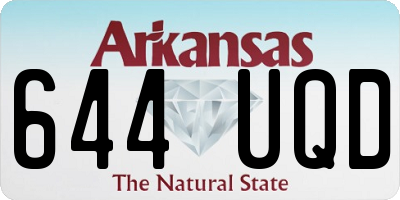 AR license plate 644UQD