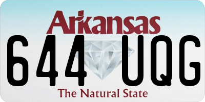 AR license plate 644UQG