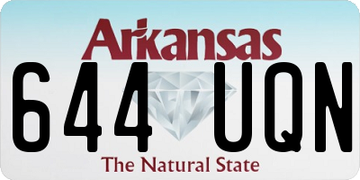 AR license plate 644UQN