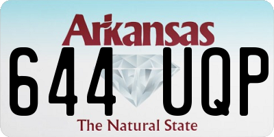 AR license plate 644UQP