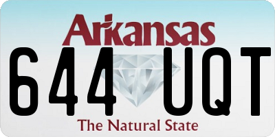 AR license plate 644UQT