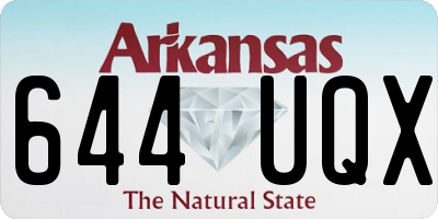 AR license plate 644UQX