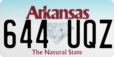 AR license plate 644UQZ