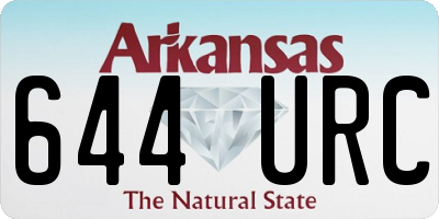 AR license plate 644URC