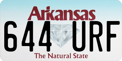 AR license plate 644URF