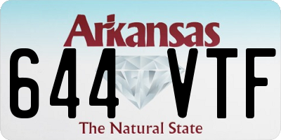 AR license plate 644VTF