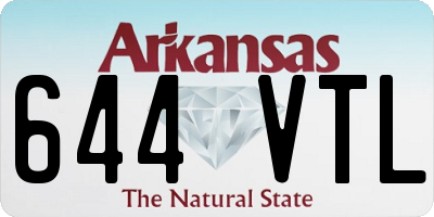 AR license plate 644VTL
