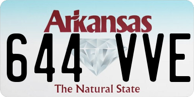 AR license plate 644VVE