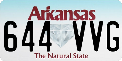 AR license plate 644VVG