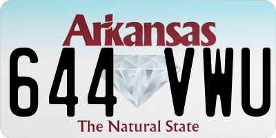 AR license plate 644VWU