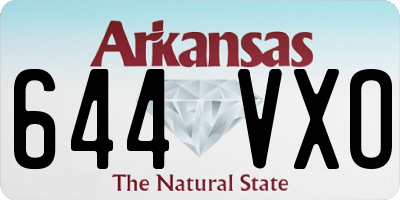 AR license plate 644VXO