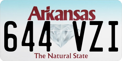 AR license plate 644VZI