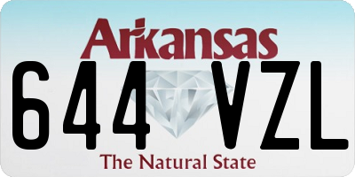 AR license plate 644VZL