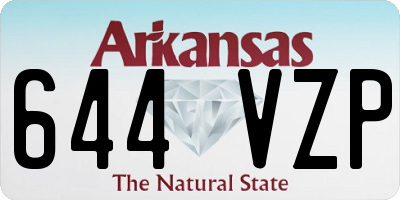 AR license plate 644VZP