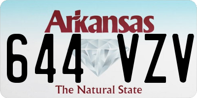 AR license plate 644VZV