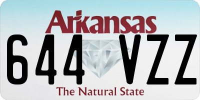 AR license plate 644VZZ
