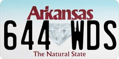 AR license plate 644WDS