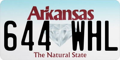 AR license plate 644WHL