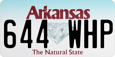 AR license plate 644WHP
