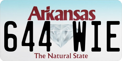 AR license plate 644WIE