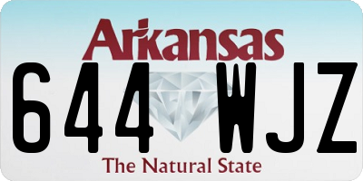 AR license plate 644WJZ