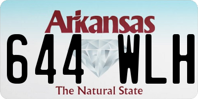 AR license plate 644WLH