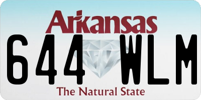 AR license plate 644WLM