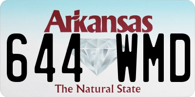 AR license plate 644WMD
