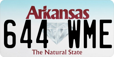 AR license plate 644WME