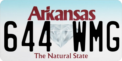 AR license plate 644WMG